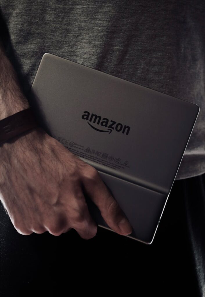 e book reader in hand